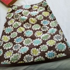 Last Call: Boden Flowered Cotton Skirt